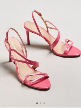 Maeve Anthropologie Loopy Ankle Wrap Heels
